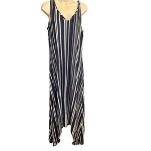 Tommy Bahama Sleeveless Maxi Dress Size Large Coastal Feminine Beach Vacation